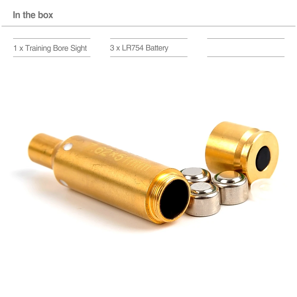 2017 Promotion New Red Dot Laser Bullet Training Gun Bore Laser Sight