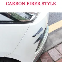 유니버설 피트 프론트 범퍼 립 스플리터 핀 바디 스포일러 카나드 valence chin 자동차 튜닝 bmw e46 f30 vw golf 4 5 6 7(Hong Kong,China)