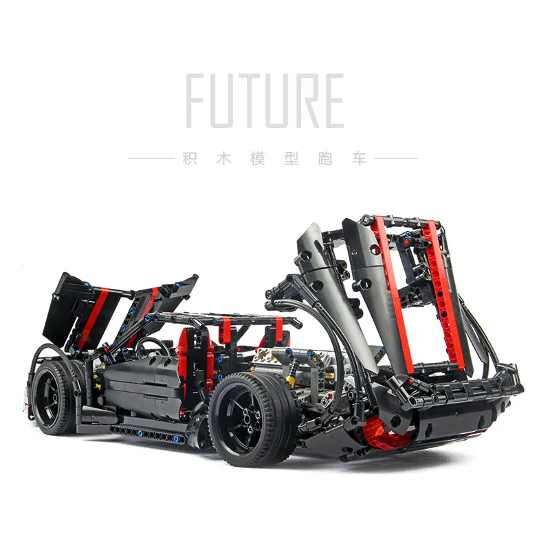 XingBao 07003 креативный MOC Technic серия Assassin X19 набор автомобилей развивающие строительные блоки кирпичи игрушки подарок на день рождения
