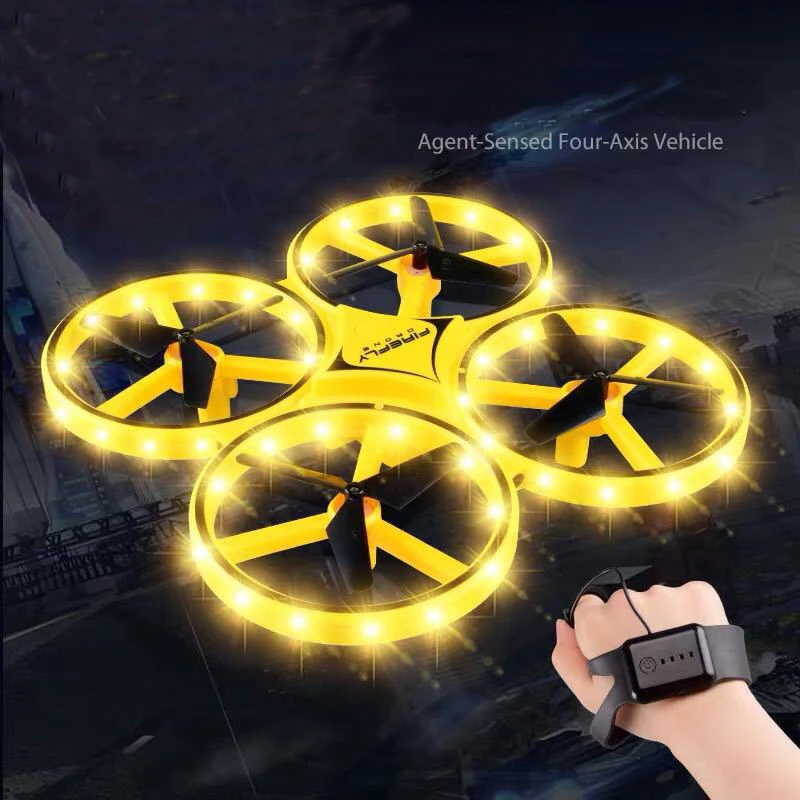 

Novel design gesture control RC drone Quadcopter toys Infrared induction flyer Toys for children Xmas Birthday gifts