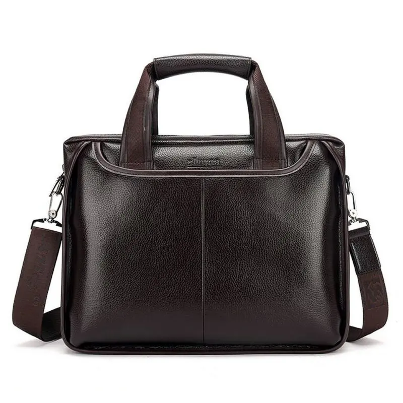 2017 Fashion Genuine Leather Men Briefcase Cowhide Men's Messenger Bags