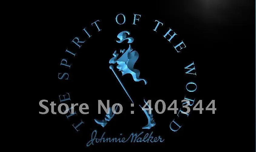 LE189- Johnnie Walker Spirit of the world светодиодная неоновая световая вывеска | Дом и сад