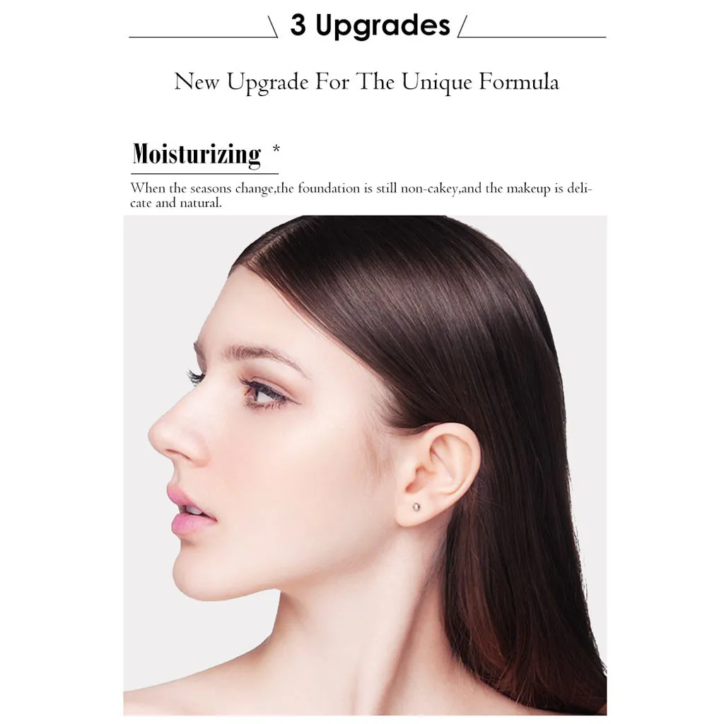 HIGH-COVERING Foundation Concealer Liquid Foundation Long Lasting Brighten Concealer Coverage Shade Makeup base de maquillaje