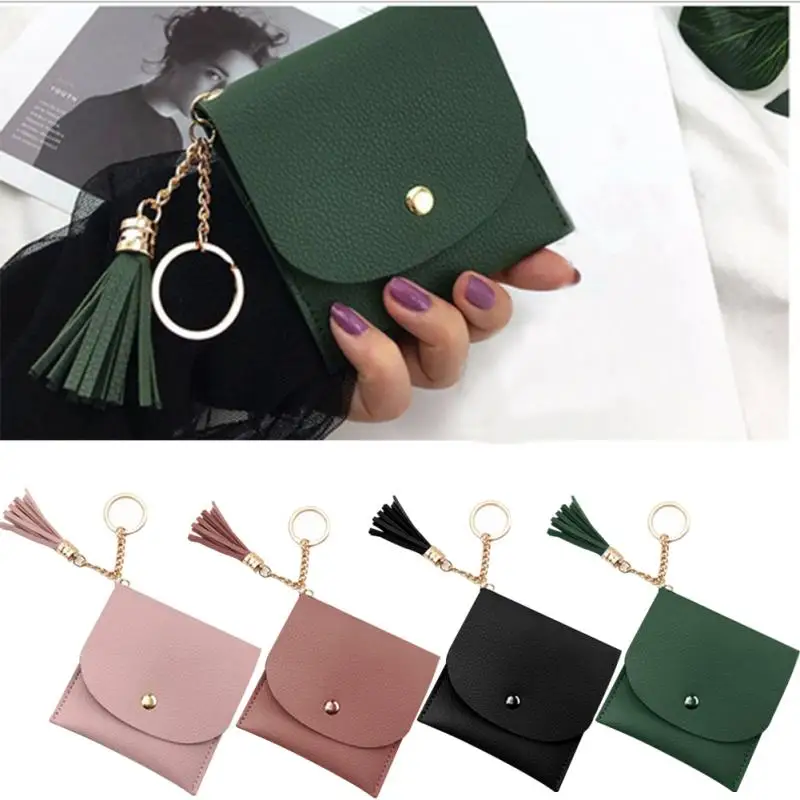 

Soft Women PU Leather Coin Handbag Purse Wallet Changes Hand Mini Small Purses