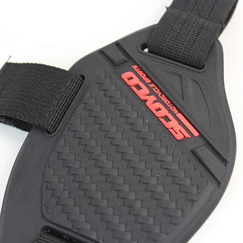 Scoyco FS-02 Motorcycle Racing Shift Pad Motociclismo Shoes Scuff Mark Protector Motocross Boots Anti slip Cover Shifter Guards
