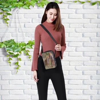 

CROWDALE DIY customized Women Messenger Bags 3D-Animal Shoulder Bag Handbags Horse pentium Crossbody Bag 23x17x5cm
