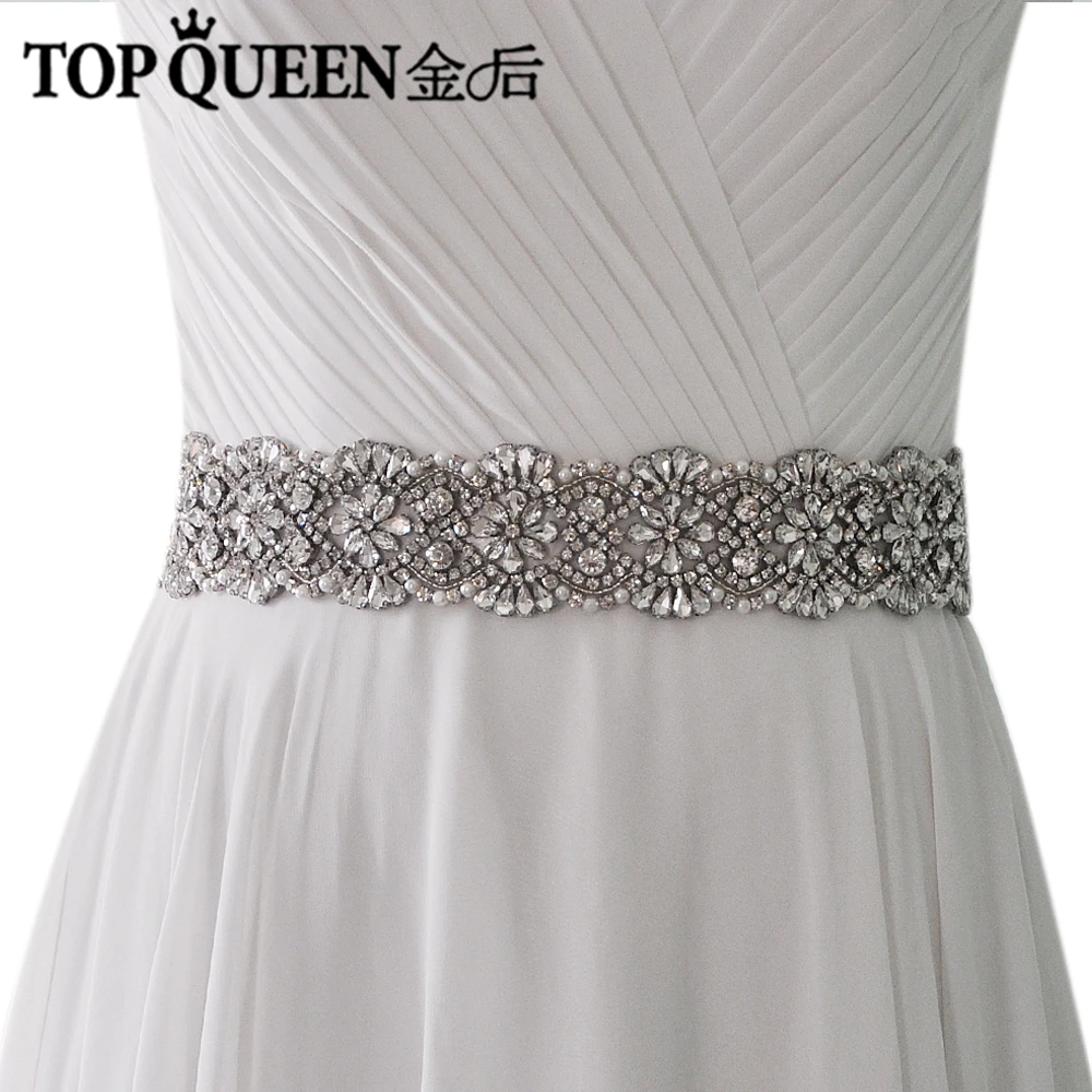 Buy TOPQUEEN S04C Wedding Belts Women's Rhinestones
