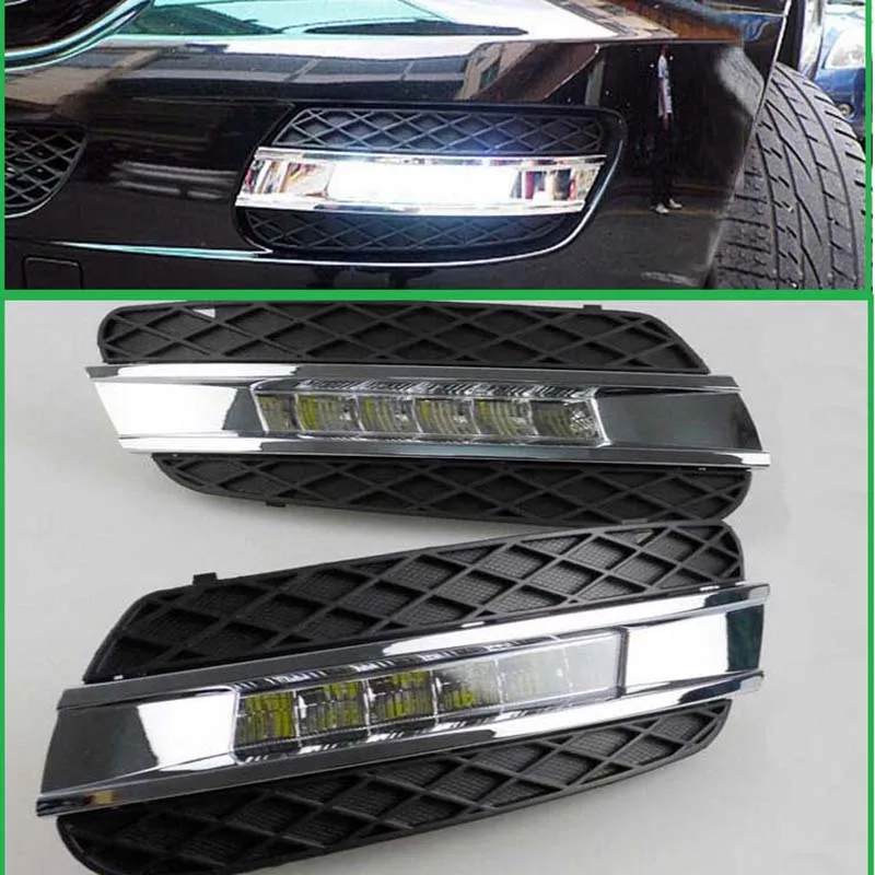2PCS LED Daylight For Mercedes Benz ML350 W164 ML280 ML300 ML320 2006