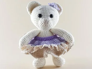 

crochet toys amigurumi doll bear model number XH0412040