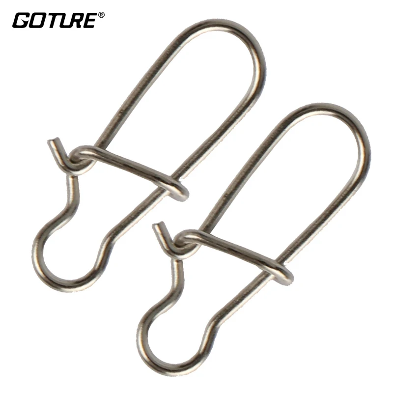 

Goture 200pcs/lot Nice Fishing Snap Size 5, 3, 2, 1, 0, 00 Fishing Line Connector Hooks Terminal Fishing Accessories