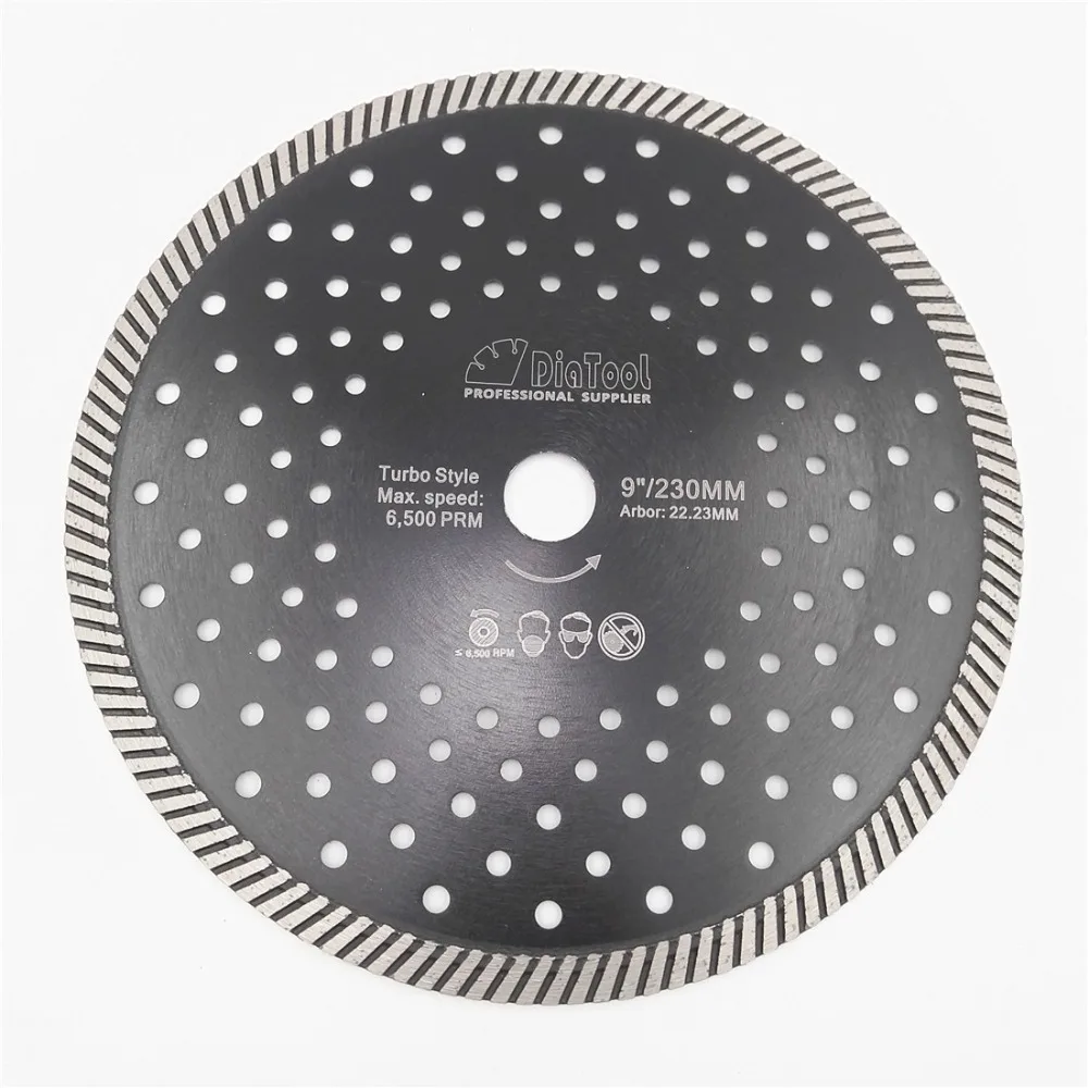 Buy DIATOOL 230MM Diamond Hot Pressed Diamond Turbo