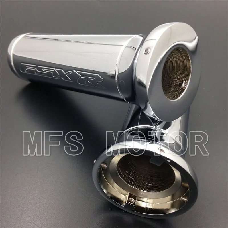 

For SUZUKI GSX-R GSXR 600 750 1000 Hayabusa GSXR1300 CHROME Motorcycle Custom Handlebar Grips