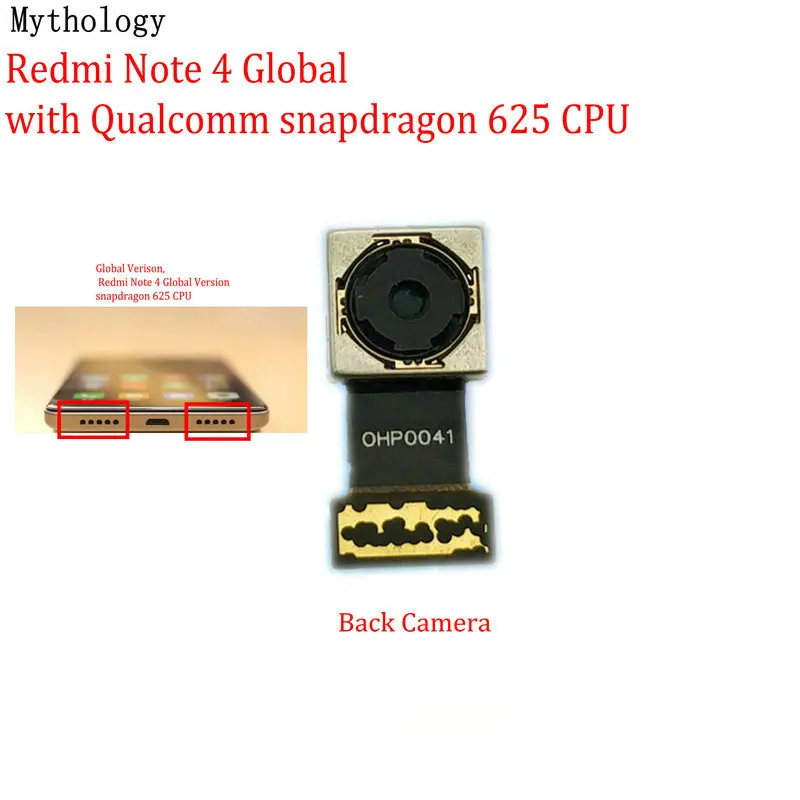 Miphology для Xiaomi Redmi Note 4 4X глобальная версия MTK модуль большой задней камеры