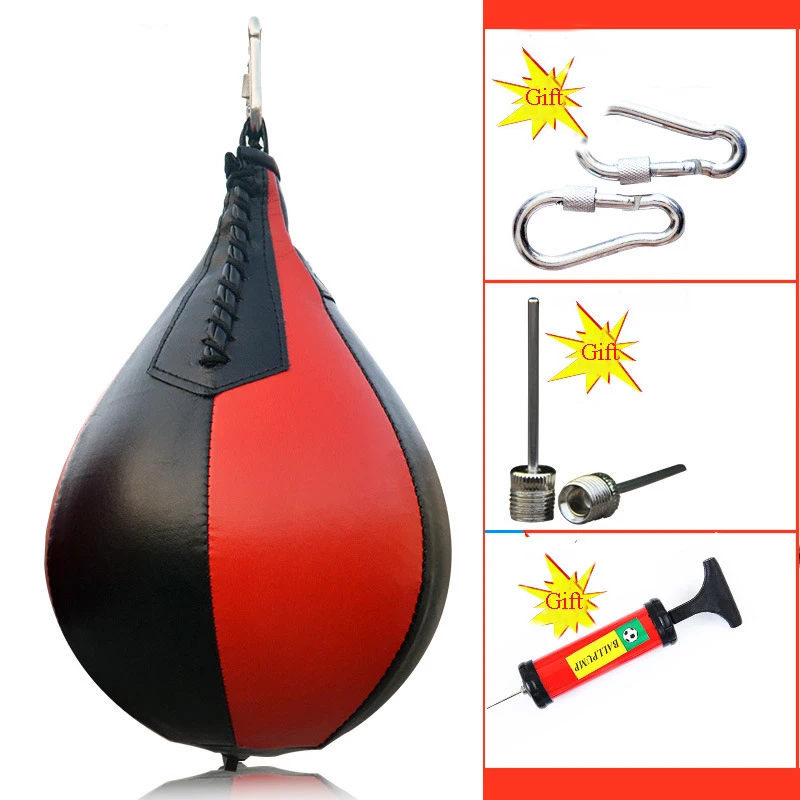 

Boxing Pear Shape PU Speed Ball Swivel Punch Bag Punching Exercise Speedball Speed bag Punch Fitness Training Ball