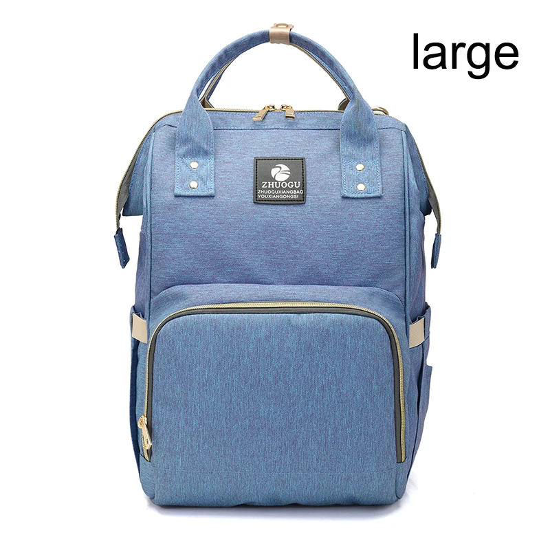 Модная брендовая прочная вместительная детская сумка, рюкзак для путешествий, дизайнерская сумка для кормления ребенка, рюкзак для мамы, женские сумки для переноски - Цвет: Blue