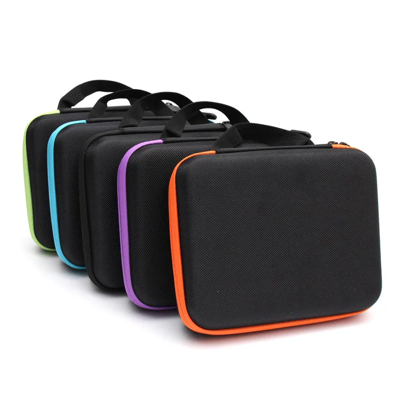 Estuche portátil de aceite esencial soporte de transporte 5 ml/10 ml/15 ml aceite de Perfume esmalte de uñas Organizador bolsa de almacenamiento caja de viaje Estuche portátil de aceite esencial soporte de transporte 5 ml/10 ml/15 ml aceite de Perfume esmalte de uñas Organizador bolsa de almacenamiento caja de viaje