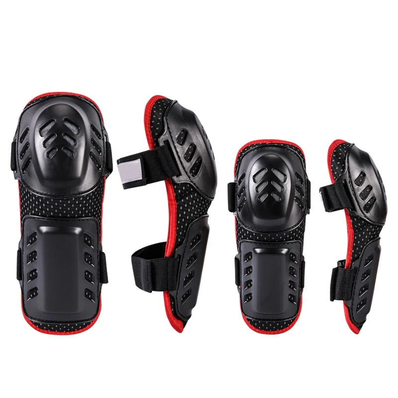 

Protective Kneepad 4pcs/set Elbow Knee Sleeve Pad Breathable Adjustable EVA PE Shell Arm Leg Protective Guard Protector