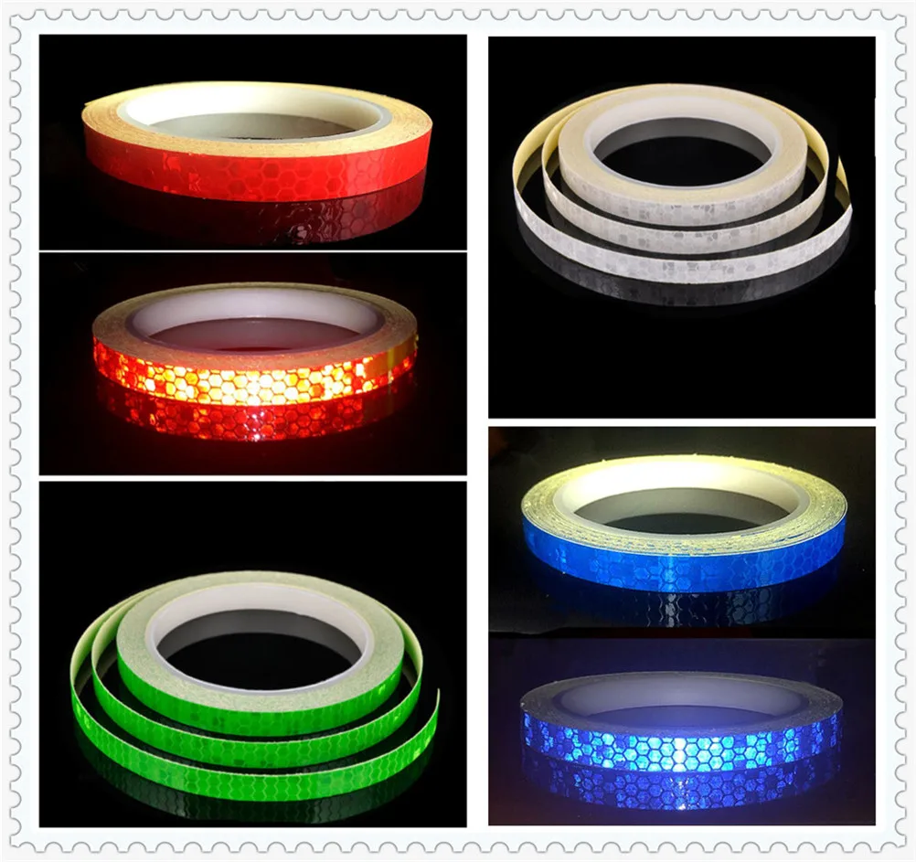 1cmX800cm truck car motorcycle bicycle reflective tape sticker for Ducati HYPERMOTARD 821 SP 939 SP 1100 S EVO SP 796