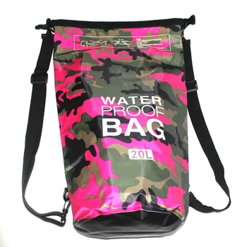 PVC Waterproof Dry Bag 5L 10L 20L 30L Camo Outdoor Diving Foldable Man Women Beach Swimming Bag Rafting River Ocean backpack 5