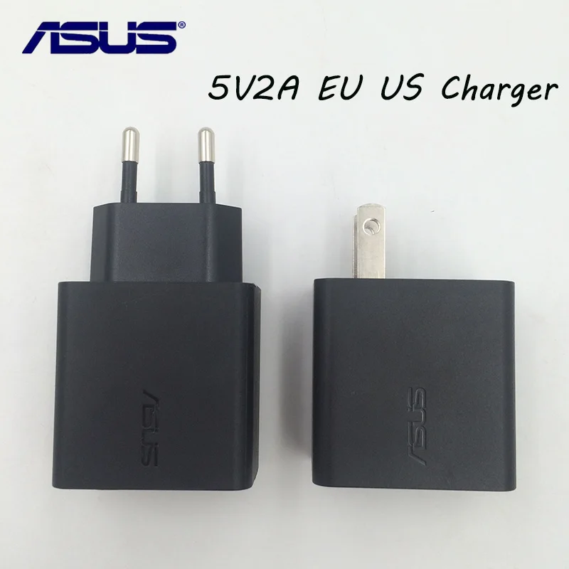 

100% Original ASUS usb Charger 5V 2A EU US plug adapter for ASUS Zenfone 4 selfie max pro 3 MAX Laser 2 5 6 AR Android Phone