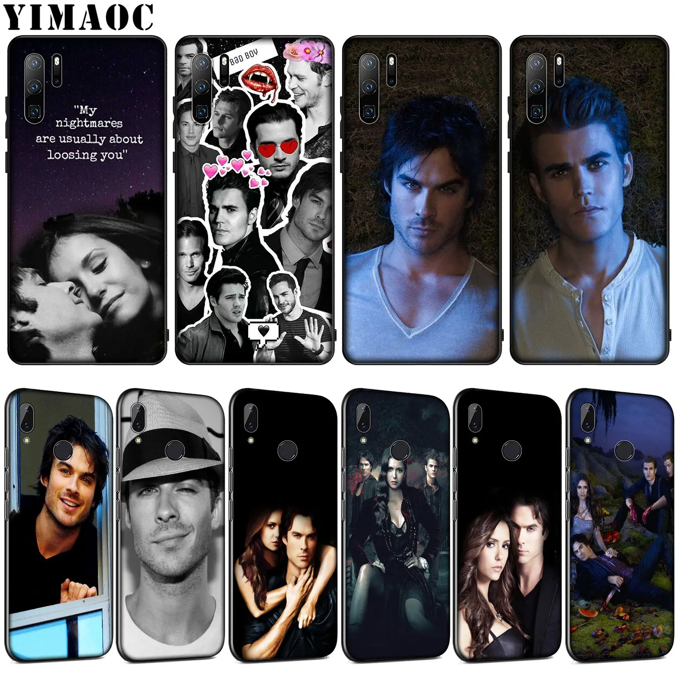 Мягкий силиконовый чехол YIMAOC Vampire Diaries Ian Somerhalder для Huawei P30 P20 Pro P10 P9 Lite Mini 2017 2016 P Smart Z