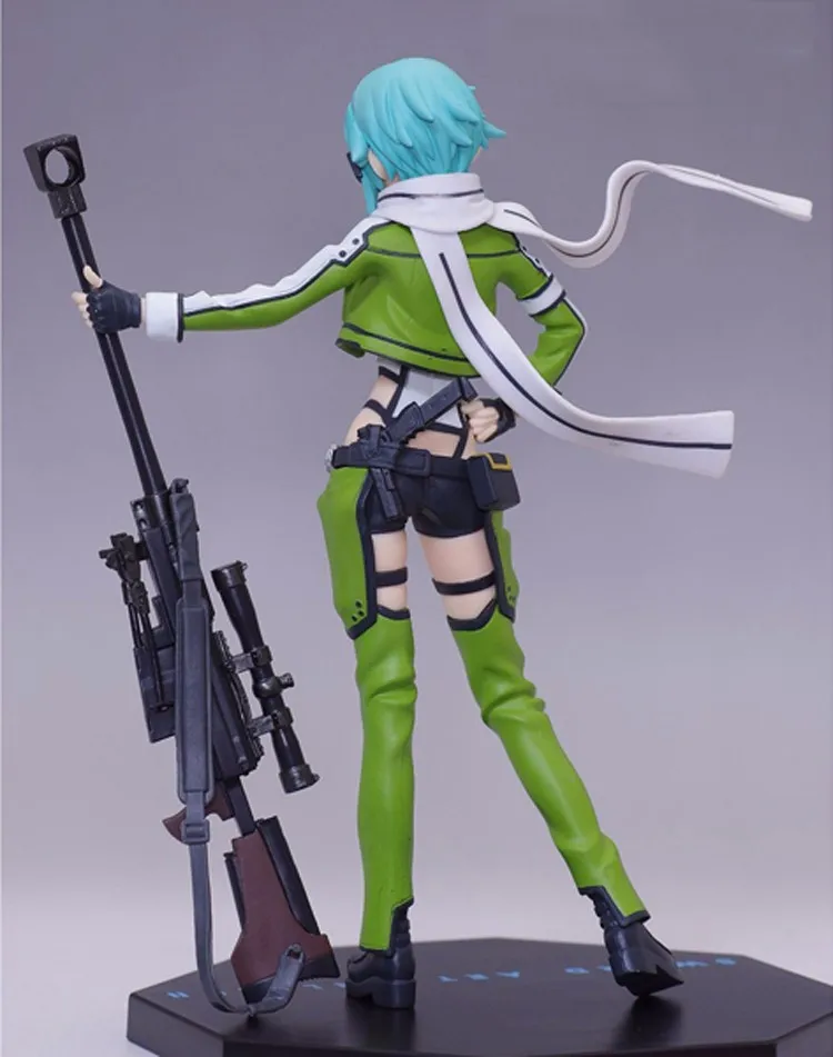 20 см аниме меч искусство онлайн ll Gun Online GGO Asada фигурка Синон игрушки ПВХ экшн