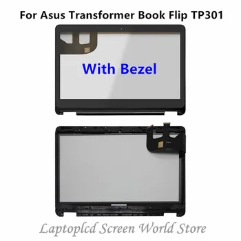 

FTDLCD 13.3'' Touch Screen Digitizer+Bezel Laptop Glass For Asus Transformer Book Flip TP301 TP301U TP301UA TP301ua-1a