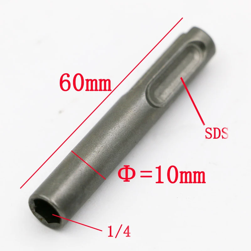 

SDS 1/4" Plus Hammer Drills Conversion Tool screwdriver Socket Nut Impact Driver Set Bit Adaptor Power tool accessories