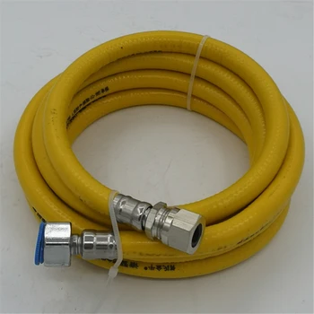 

1m/2m*15mm DN15 Copper Fittings Quick plug Female Joint Kitchen Bellows Stainless Steel 304 Domestic outfit Inlet hose Gas Pipe