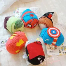 Tsum Tsum Marvel Plush doll Iron Man Spiderman Thor Captain America Tsum Tsum mini doll Collection Cute Soft Toys for gifts