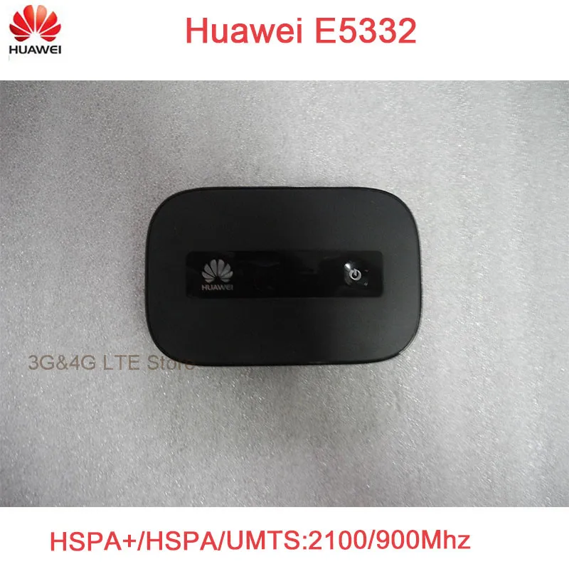 Оригинальный разблокированный HSPA + 21 6 Мбит/с HUAWEI E5332 Портативный 3G Wi Fi роутер и