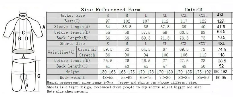 men size FOR 4XL