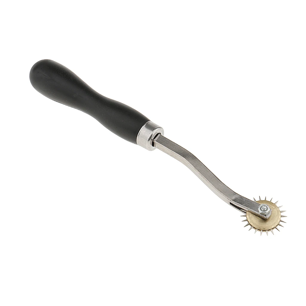 

Cutting Pattern Wheel, Metal Serrated With Wooden Handle, Copy Wheel