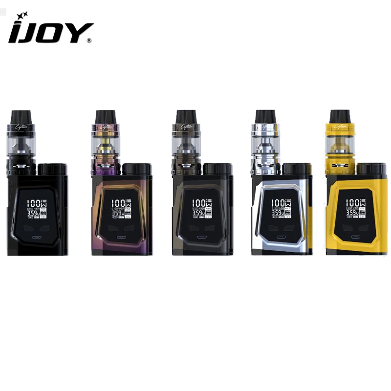 Original IJOY CAPO 100 Kit Captain Mini Subohm TankWith 21700 Battery E-Cigarettes CAPO 100W Box MOD