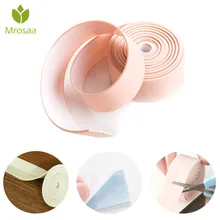 1 шт. Mrosaa 255 см ПВХ противообрастающая Водонепроницаемая наклейка настенное уплотнение кольцо полоса Туалет Кухня Кольцо для раковины лента украшение для угла стены
