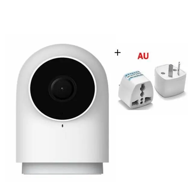 Смарт-Камера Xiaomi Aqara G2 1080P для шлюза, версия Zigbee, связь IP, Wi-Fi, беспроводное Облачное устройство для домашней безопасности - Цвет: add AU plug