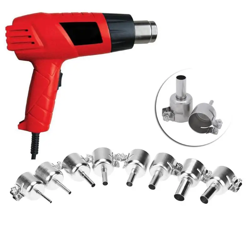 Round Soldering Station Heat Gun Nozzles for 850 850A 852 852D Hot Wind Air Gun Welding Heat