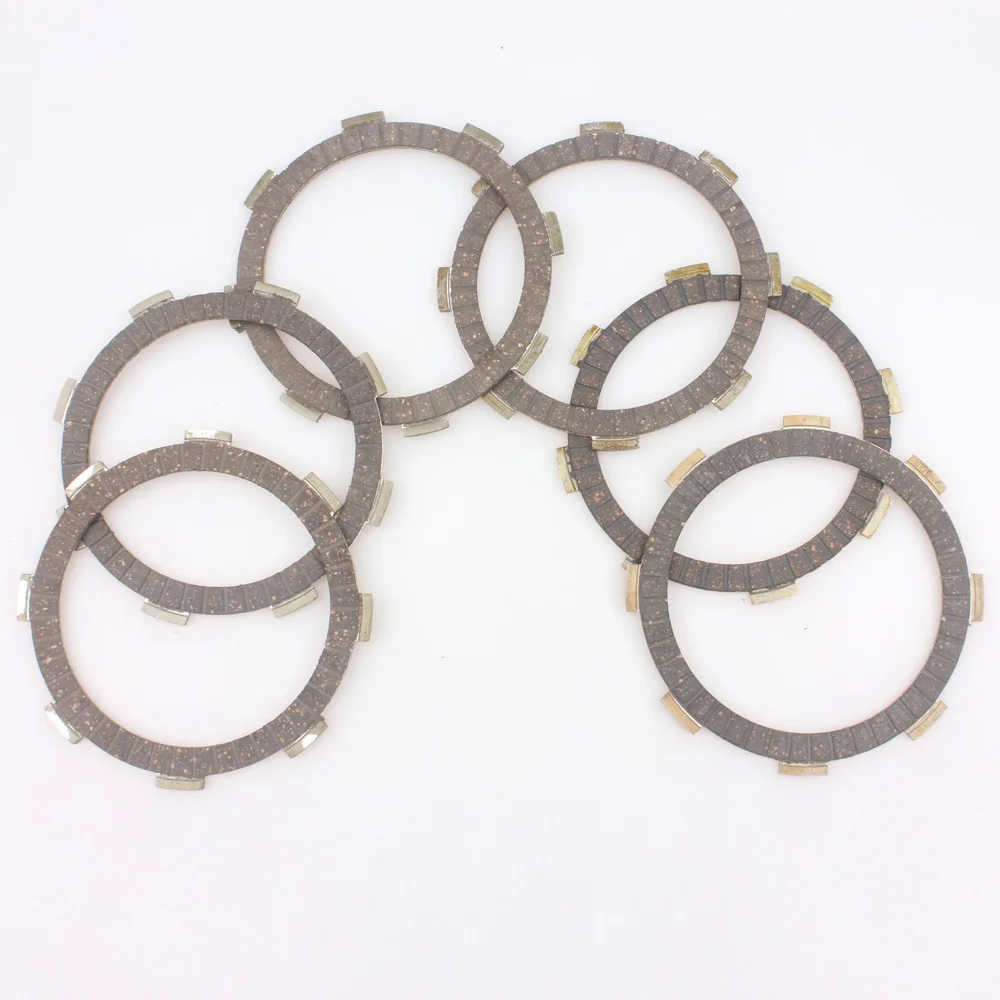 6X Clutch Disc Plates Set for 150 200 250cc ATV Dirt Pit Bike(Pack of 6 Pieces)in Brake Disks