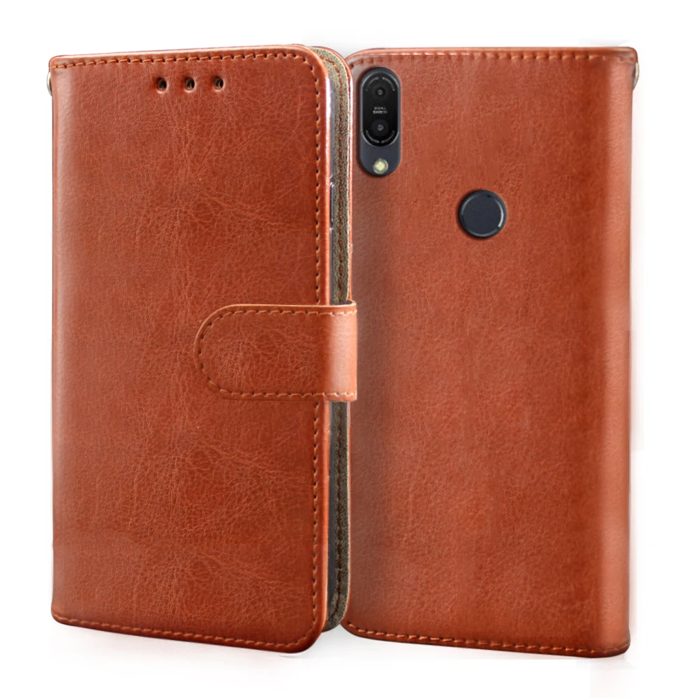 

Luxury Leather Flip Case For ASUS ZenFone Max M1 M2 Max Pro M1 M2 Case Wallet Card Stand leather and silicone Cover for ZB602KL