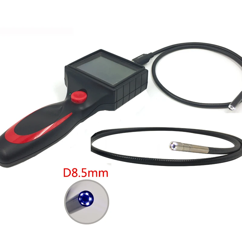 Underwater Video Borescope Pipe Inspection Camera Air Conditioning