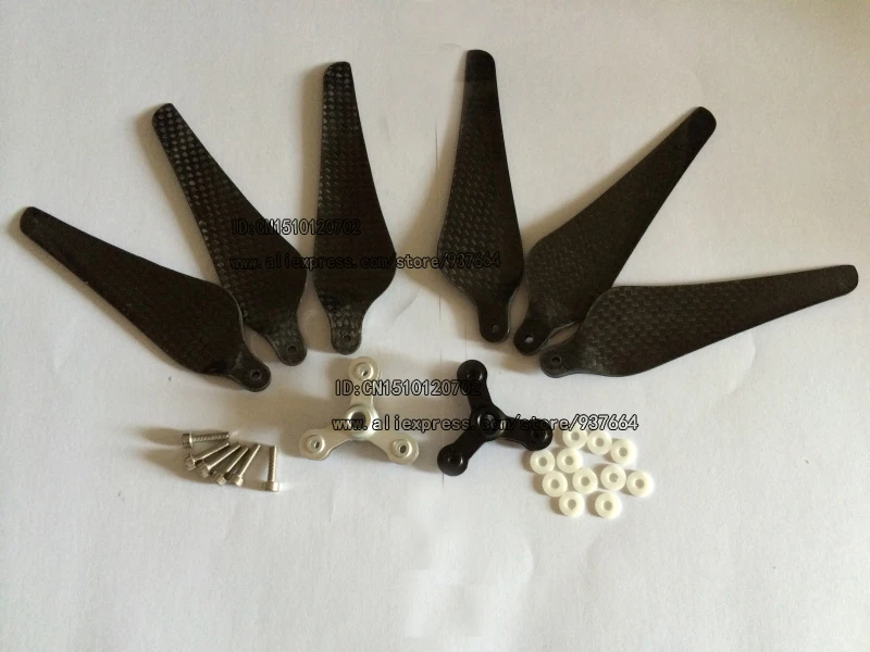 Self-locking 3-Blade Folding Propeller For Phantom 2 Vision 9443 Carbon Fiber tarot 9443 propeller tl2866 self locking carbon fiber propeller tarot multirotor multicopter spare parts freetrack shipping
