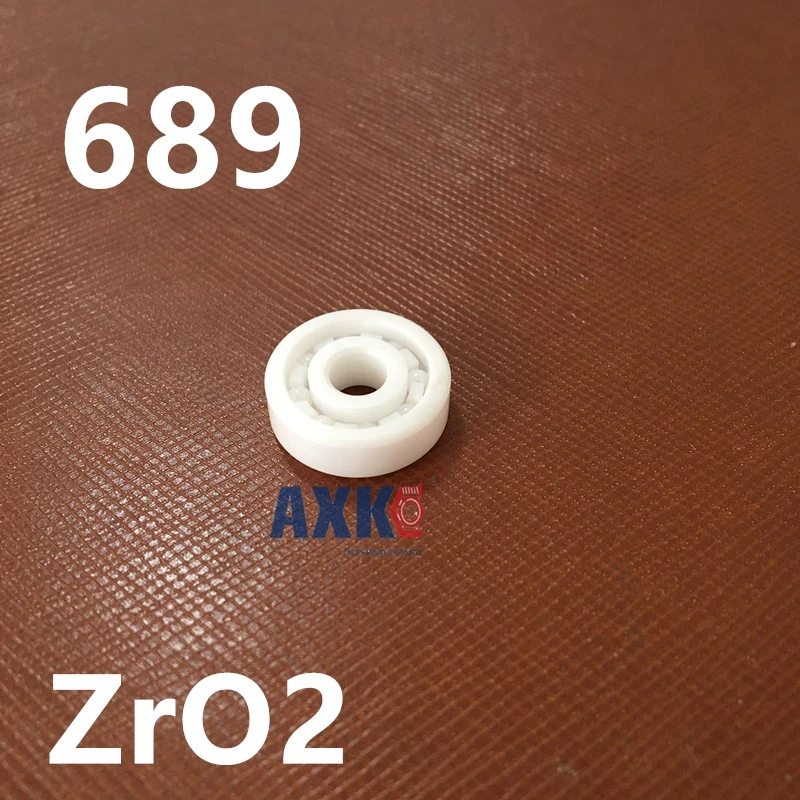 

Free Shipping Full zro2 689 Ceramic bearing 9*17*5 MM zirconia bearing / ZrO2 / high temperature insulation corrosion