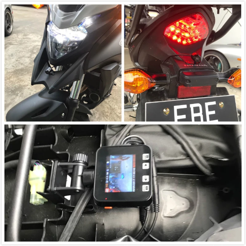  SYS C6 Dual Front & Rear Waterproof Camera Motorcycle DVR System Vehicle Riding Camera Recorder Das - 1000002137220
