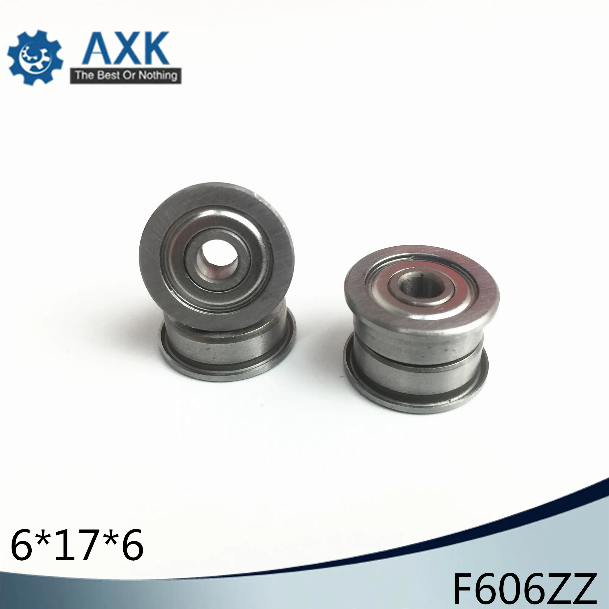 F606ZZ подшипник ABEC-5 (10 шт.) 6*17*6 мм фланцевый F606Z упорные шариковые подшипники F606 ZZ |