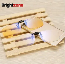 2017 New Clear & Yellow Anti-blue Rays Computer Radiation Protection Blue Light Filter Gaming Eye Comfort Glasses Clip-on Frame