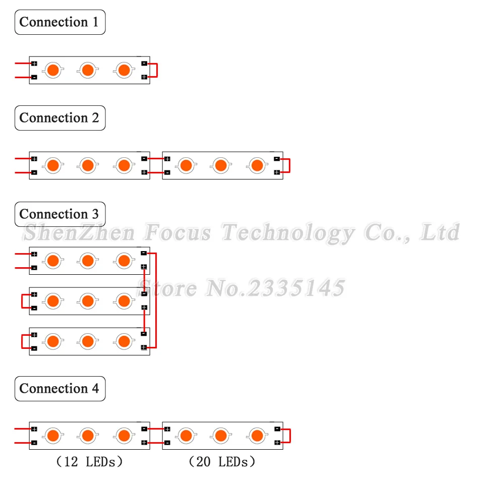 1 Вт 3 Вт 5 Вт алюминиевая пластина 500x10x1 мм PCB с 1 3 5 Вт светильник COB SMD для DIY аквариума светодиодный светильник