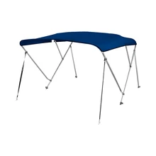 3 лук алюминий 25 мм круглые трубы Бимини Топ УФ водонепроницаемый 600D крышка лодки с ботинок и оборудования, 6'x73-7" x 46", 183x185-200x117cm