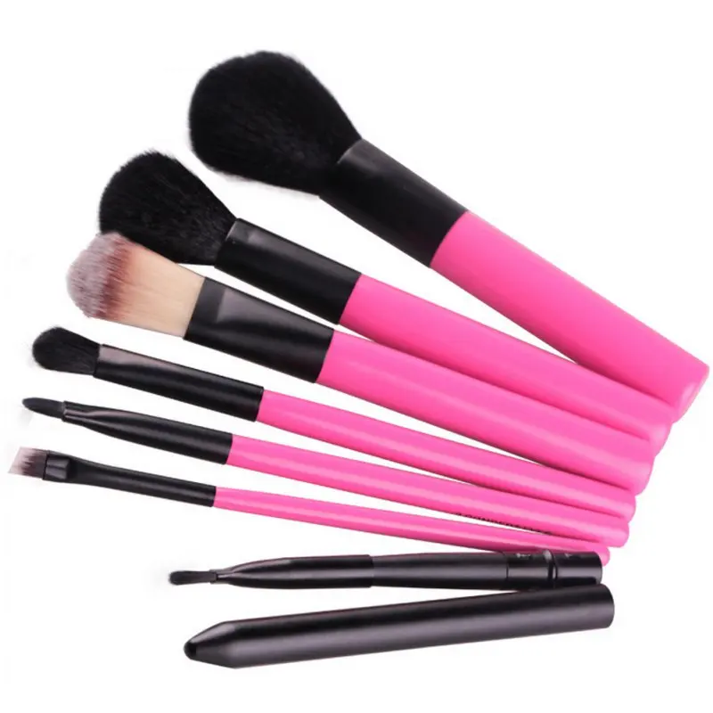 

2017 NEW  Professional 7Pcs Brushes Makeup Tool Eyeshadow Blush Brush Cosmetic Set Kits New