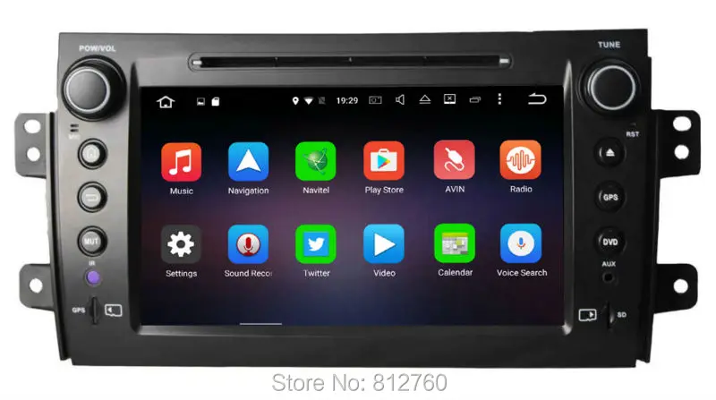 Discount RAM 2G Octa-Core Android 6.0 Fit for SUZUKI SX4 2006-2007 2008 2009 2010 2011 2012 Car DVD GPS Navigation Radio Stereo Wifi 4G 3
