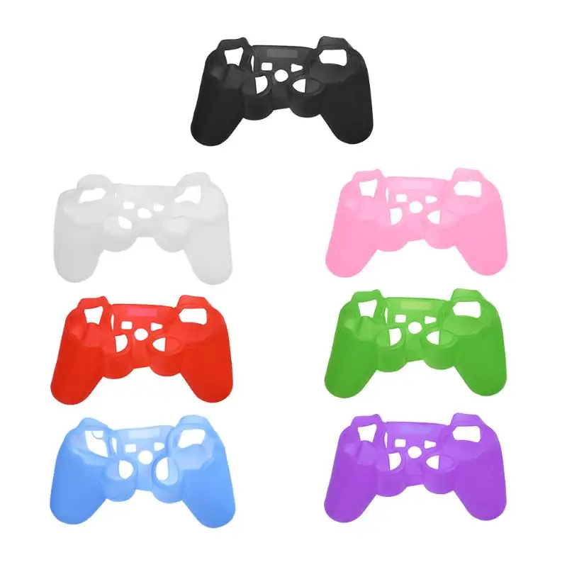 

Soft Elastic Silicone Cover Protective Skin Case Replacement Housing Cover Case shell for PS3 Game Controller